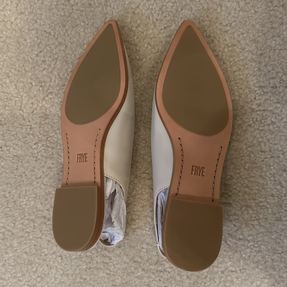 Frye Kenzie Slingback Flats (Ivory color) - Picture 5 of 7